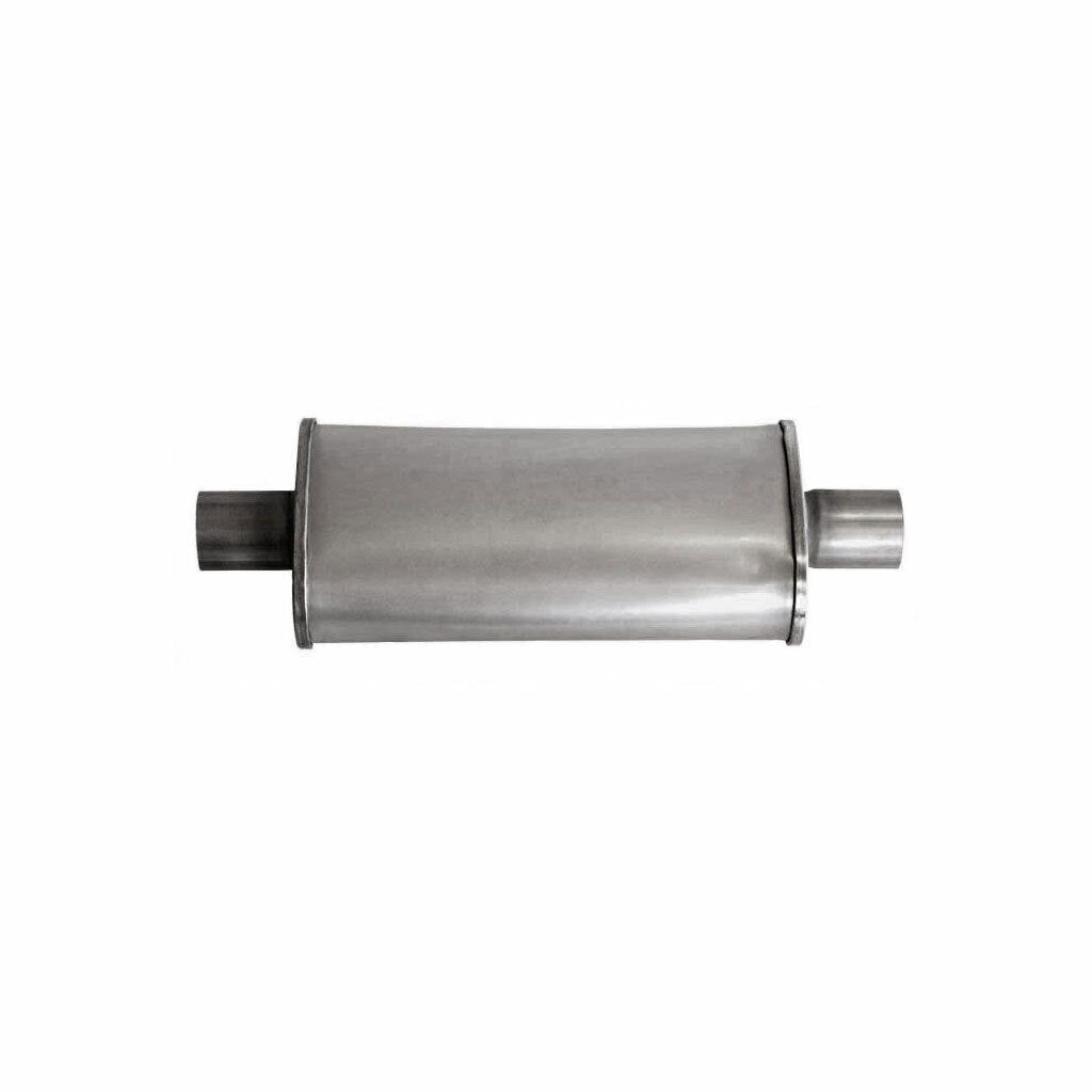 MSA Universal Muffler - 1.75" Inch 5"x 3" Oval 12" Long Glass