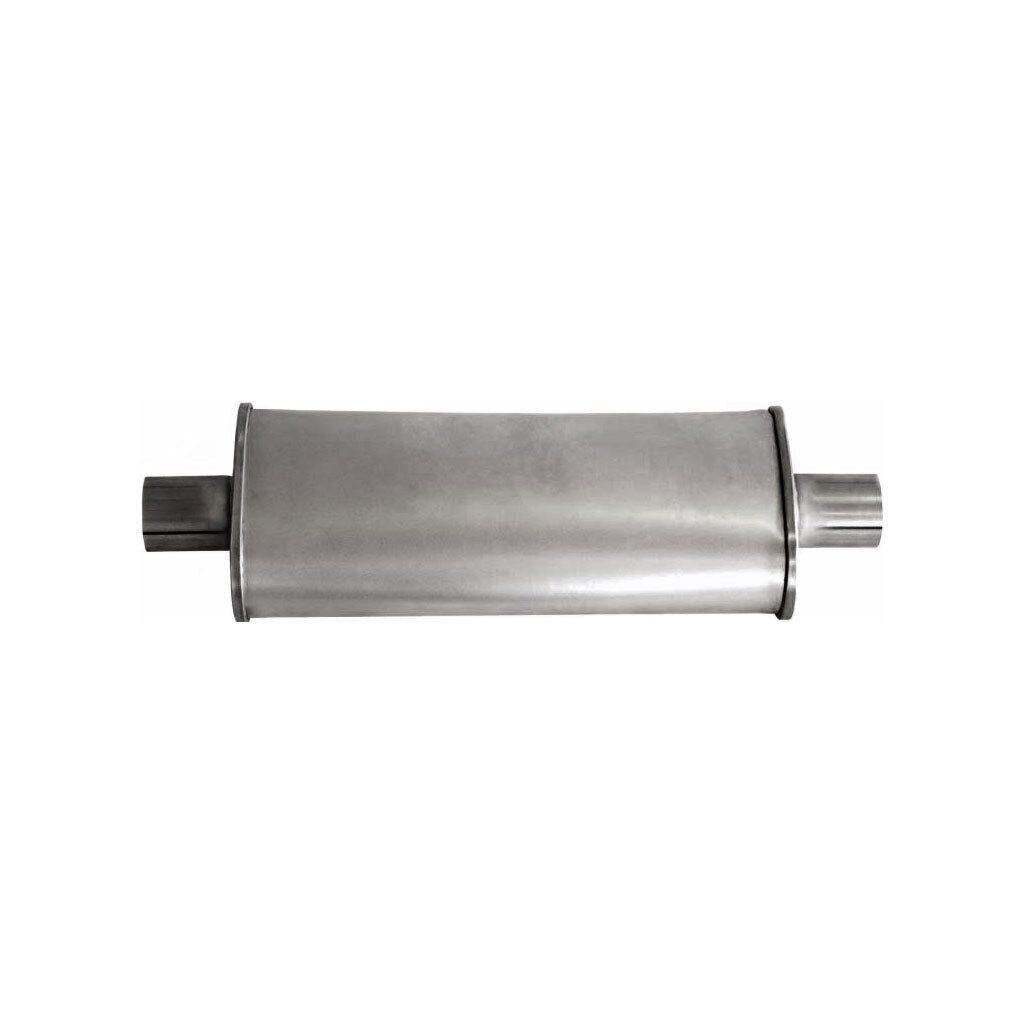 MSA Universal Muffler - 1.75" Inch 5"x MSA Universal Muffler - 3" Oval 14" Long Glass