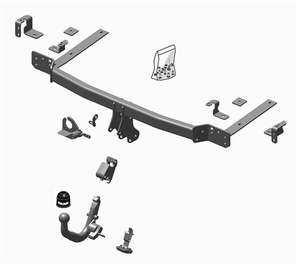 BRINK | Detachable Towbar | Honda CR-V RM RW RS 2012–ON | BR-603400