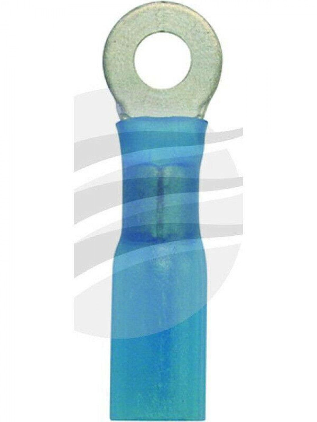 Jaylec - Pack Of 10 Ring Terminal 3.5mm Blue Waterproof Heat Shrinkable Std