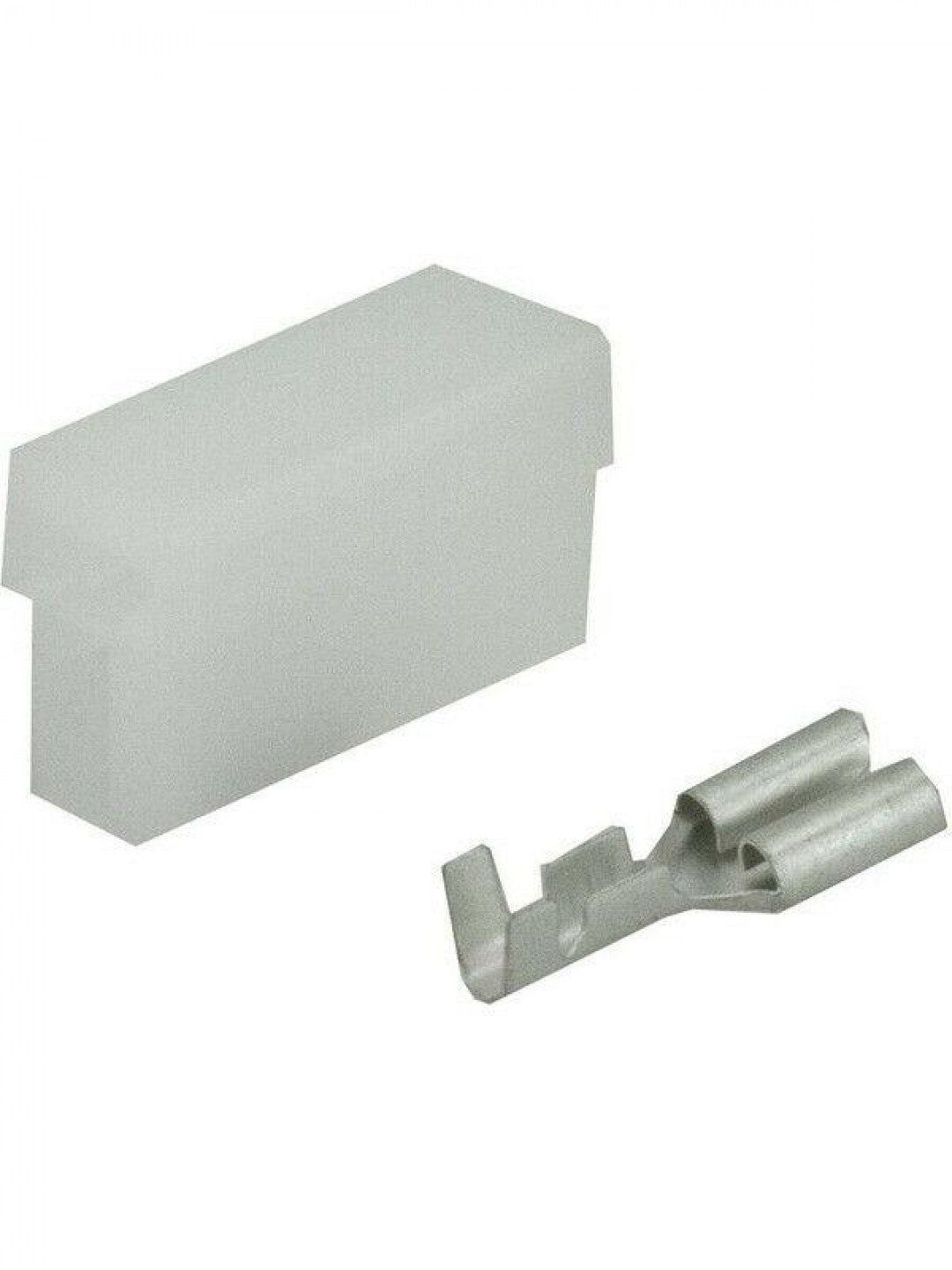 Jaylec - Pack Of 10 Qc Connector Housing with Terminals Female 2 Way No