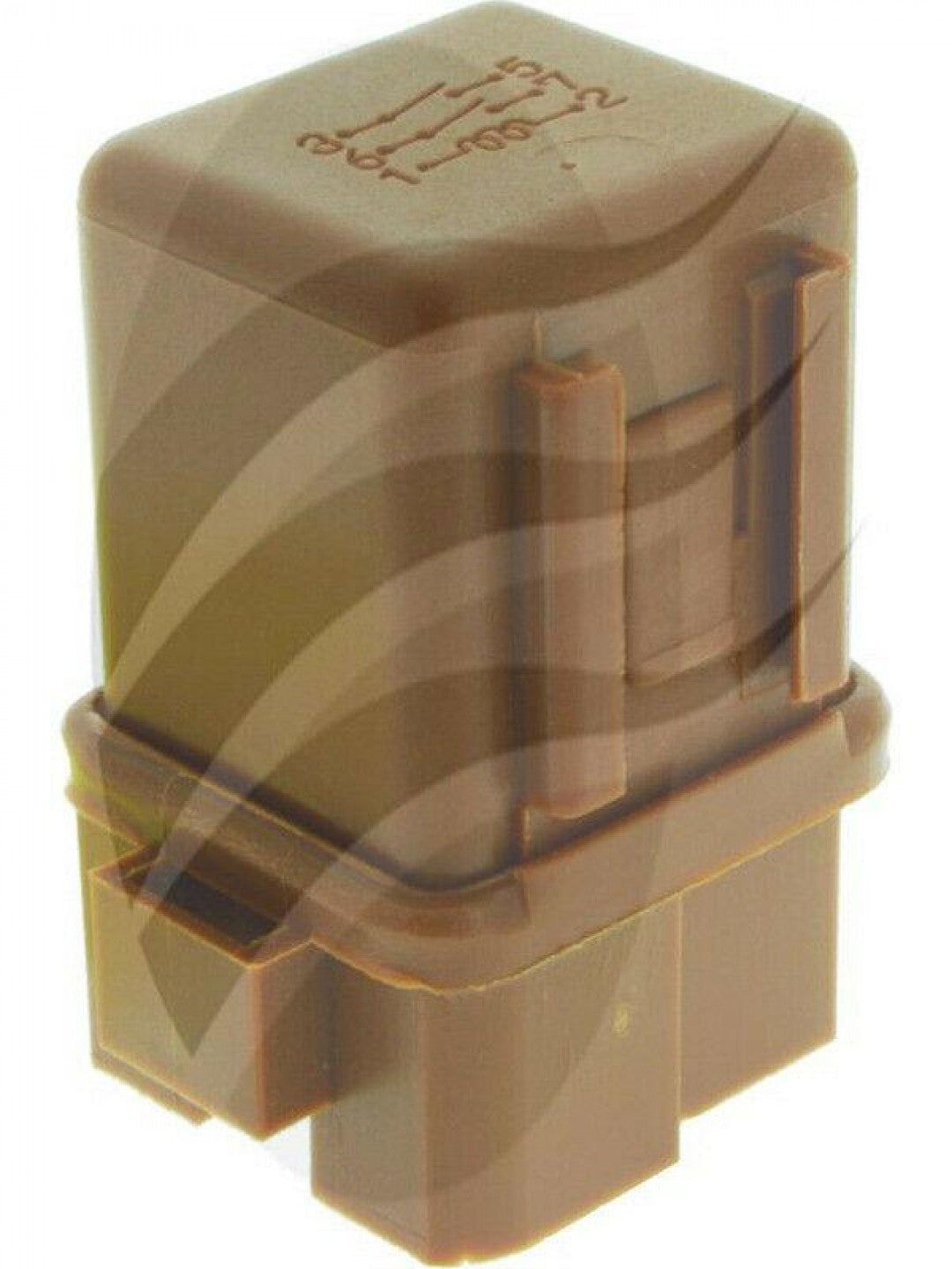 Jaylec - Relay 12 Volts 6 Pin Brown No Rubber Boot Mazpr2001
