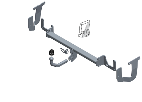 BRINK | Detachable Towbar | Citroen Dispatch Peugeot Expert 2016–ON | BR-617500