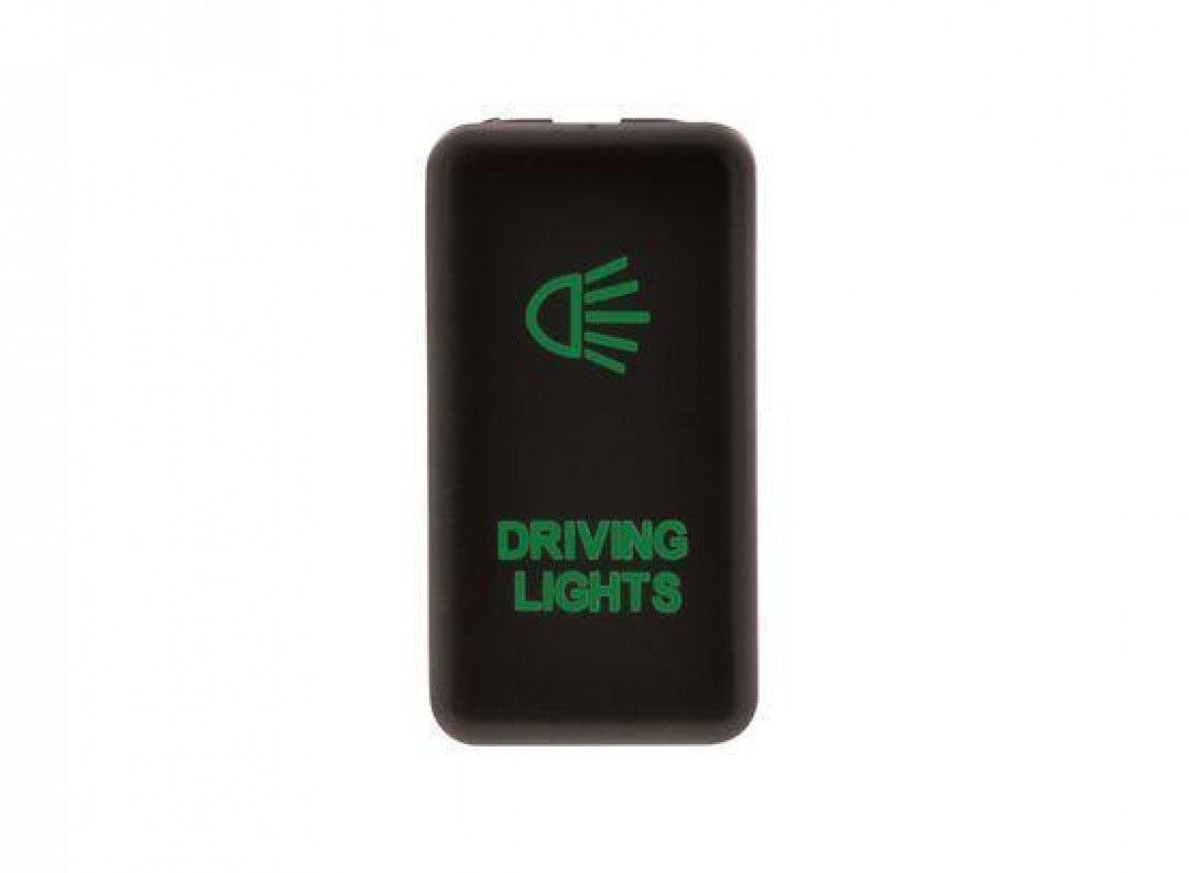 Hulk 4X4 - SWITCH PUSH BUTTON ON / OFF OE RPL 12V DRIVING LIGHT GREEN