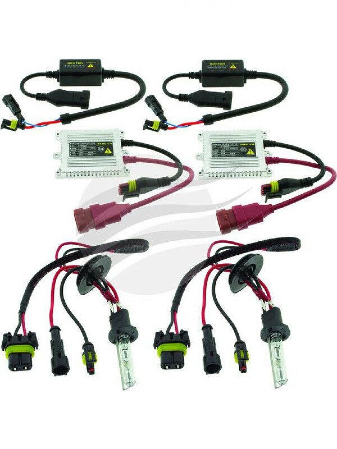 Jaylec - HID Upgrade Kit H11 6500K 12 Volts with E Approval Slim Type Ballast
