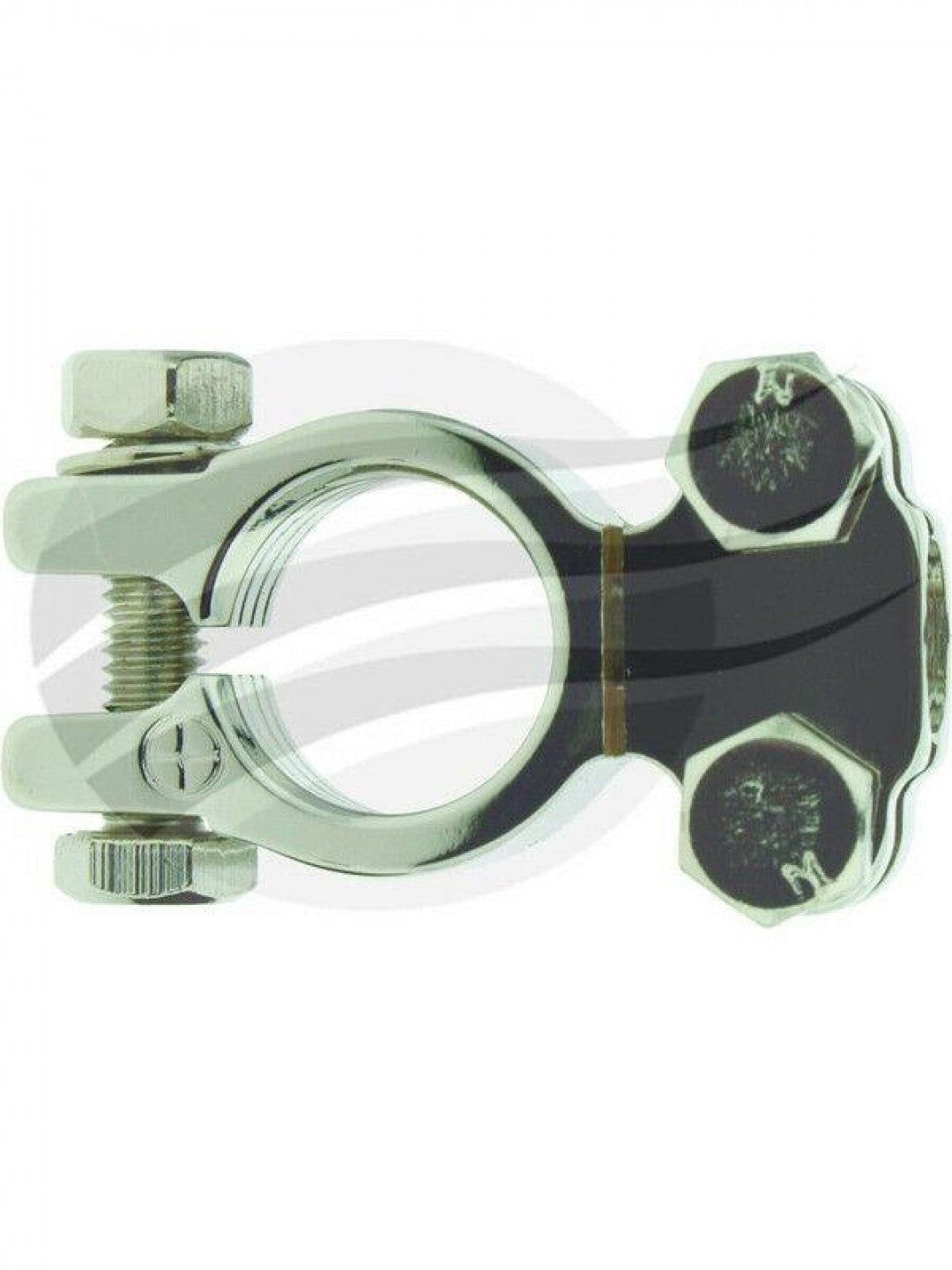 Jaylec - Battery Terminal Pos 1 BS Saddle Solid Brass Nickel