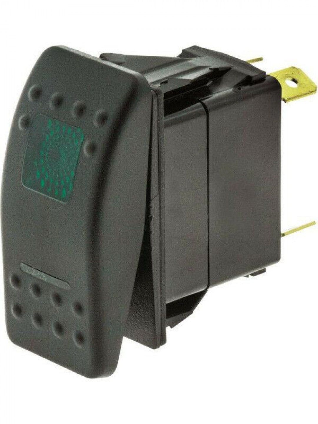 Jaylec - Switch Rocker Off/Mon On 12/24 Volts 20 Amps @ 12 Volts 10 Amps @24 Volts Green LED