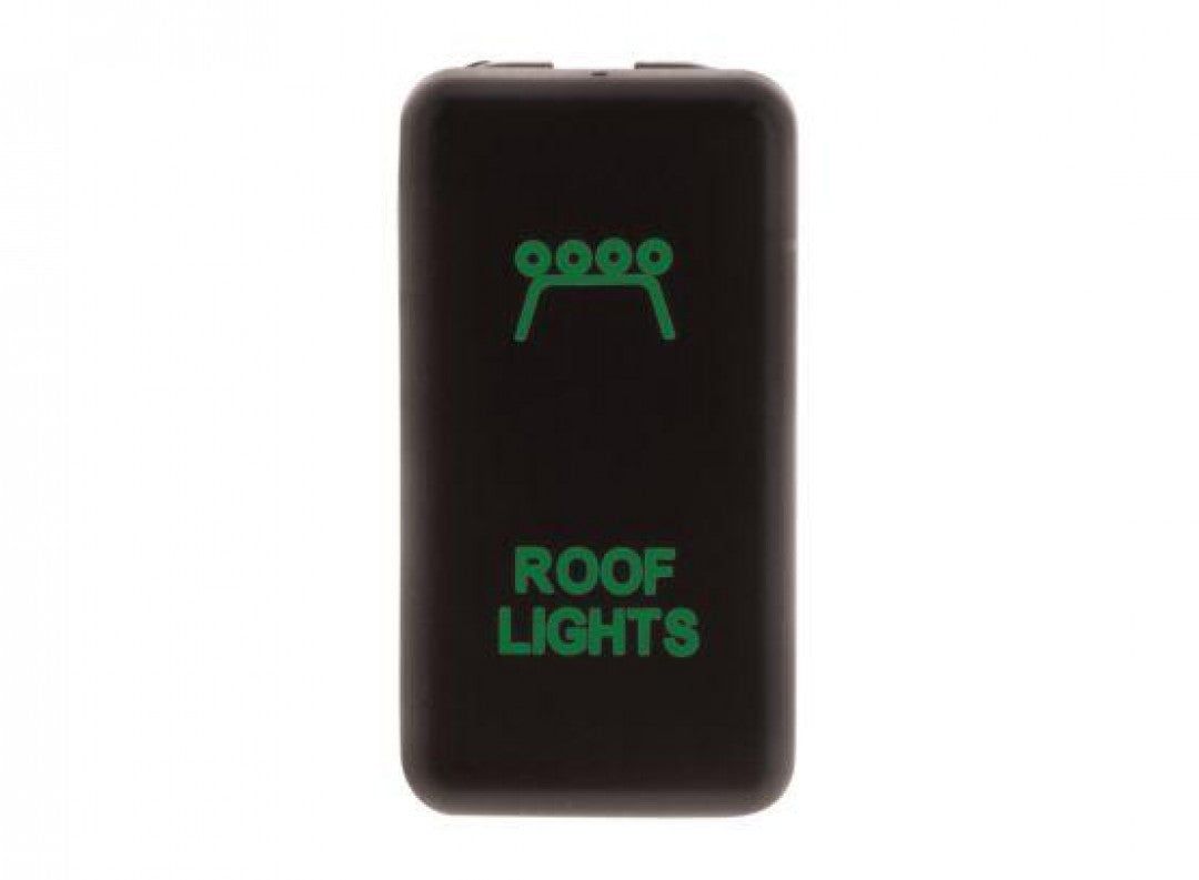 Hulk 4X4 - SWITCH PUSH BUTTON ON / OFF OE RPL 12V ROOF LIGHT GREEN