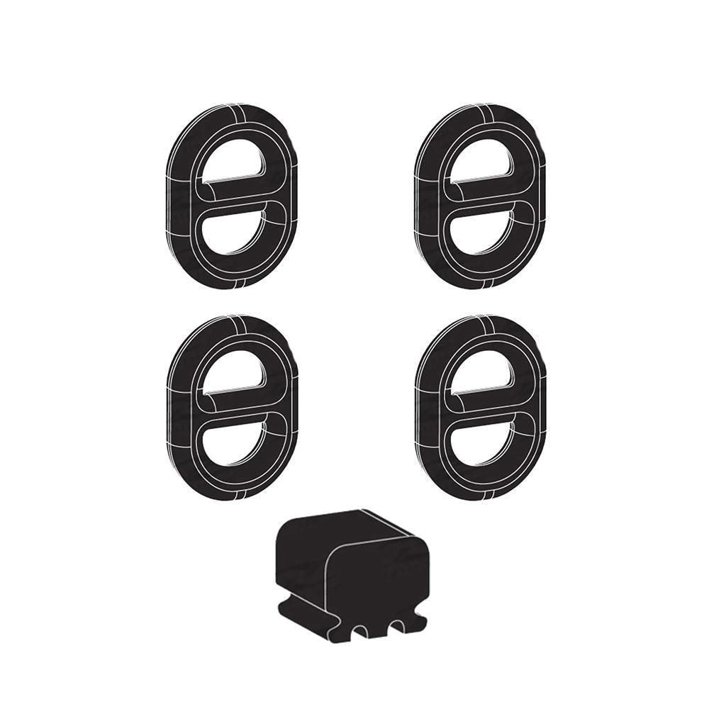 Exhaust Rubber - Holden Commodore VB VC VH VK VL Exhaust Hanger Rubber Mounts Kit Single System