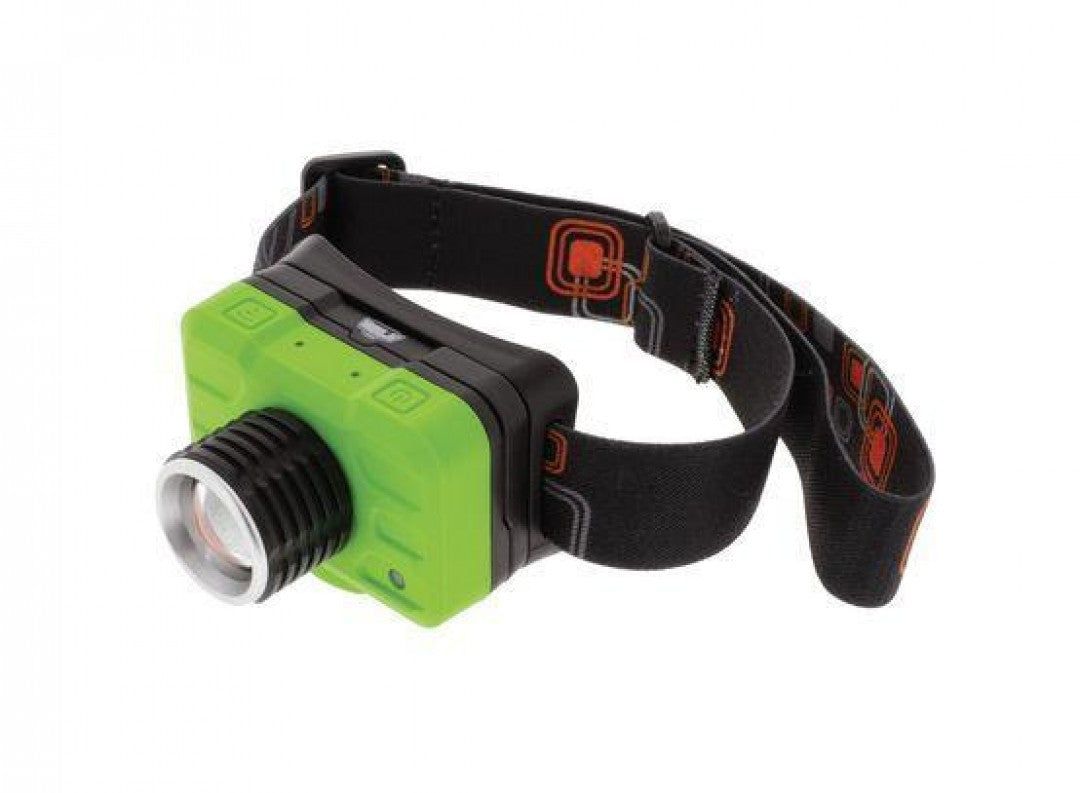 Hulk 4X4 - RECHARGBLE LED HEADLAMP W/ ON/ OFF SENSR ADJSTBL BEAM 280Lmns