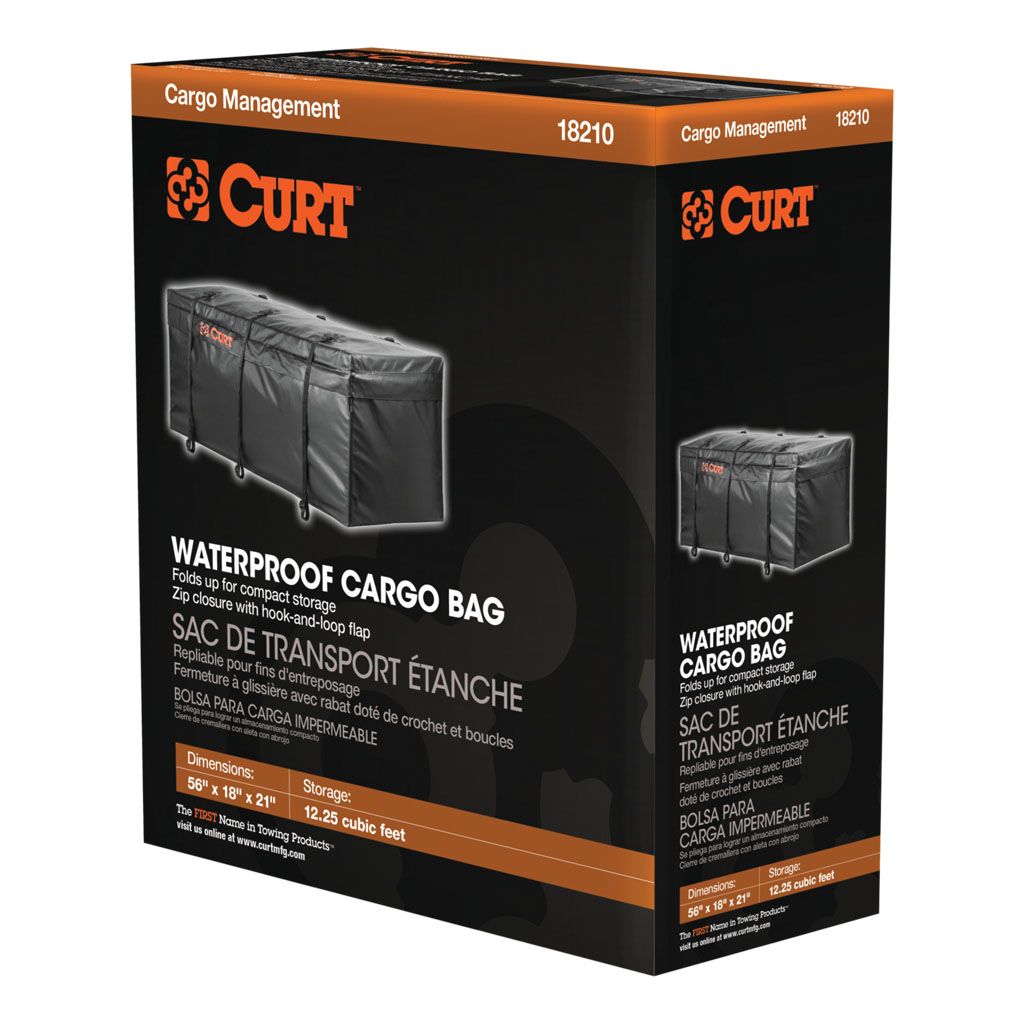 CURT | Weatherproof Vinyl Cargo Bag 142cm x 46cm x 53cm | 347L | 18210