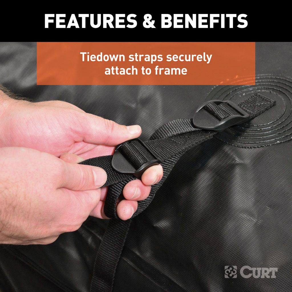 CURT - Weather-Resistant Vinyl Cargo Bag (142cm x 56cm x 53cm)