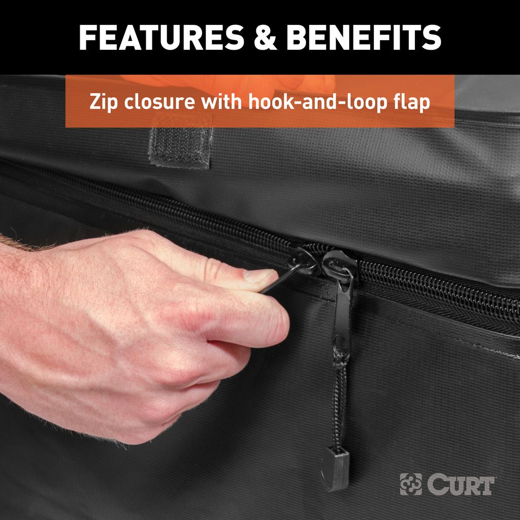 CURT | Weatherproof Vinyl Cargo Bag 96cm x 86cm x 46cm | 382L | 18220