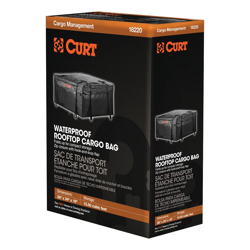 CURT | Weatherproof Vinyl Cargo Bag 96cm x 86cm x 46cm | 382L | 18220