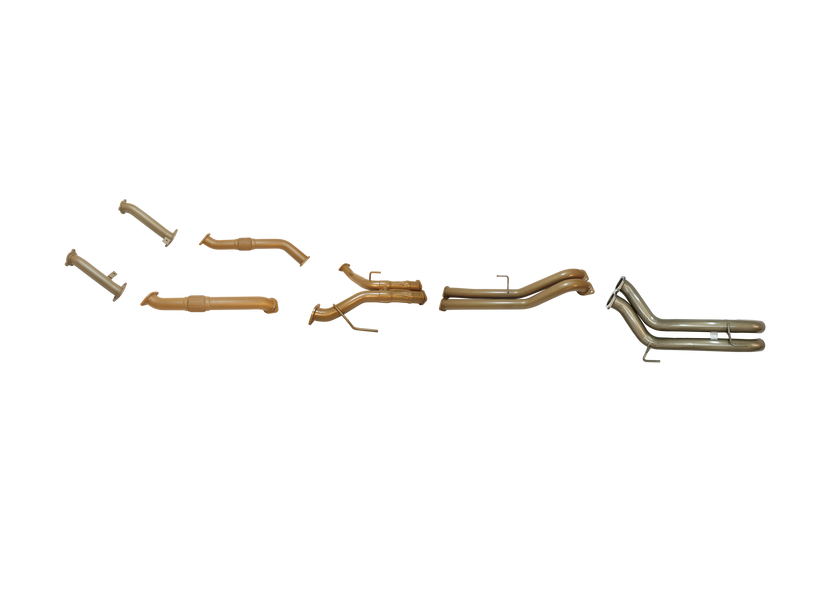 Pacemaker King Brown | Twin 3" Turbo Back Straight Pipe | Toyota LandCruiser 200 Series 2008–09/2015 | KB12031-XXXX