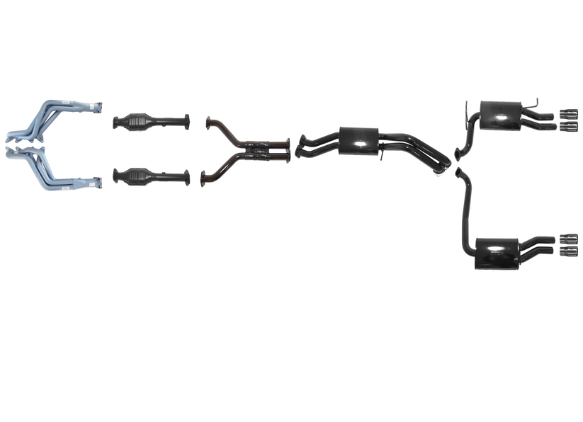 Pacemaker Performance Exhaust System with Tuned Headers for Ford Falcon FG FG-X XR8 GT 5.0L Supercharged 2008–2016 - PP4170-04