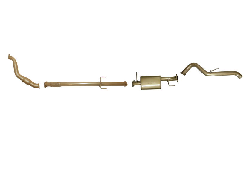 Pacemaker King Brown | Single 3" Exhaust Kit with Cat (Rear Pipe Only) | Mitsubishi Triton ML/MN 2.5L TD Dual Cab 2008-2015 | KB9105-XCMX