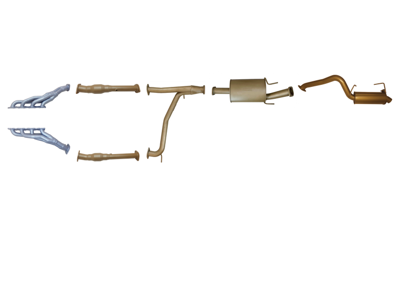 Pacemaker King Brown | Single 3" Exhaust Kit With Headers & Cats | Nissan Patrol Y62 Series 4-5 5.6L V8 2018–2025 | KB9521-HCMR