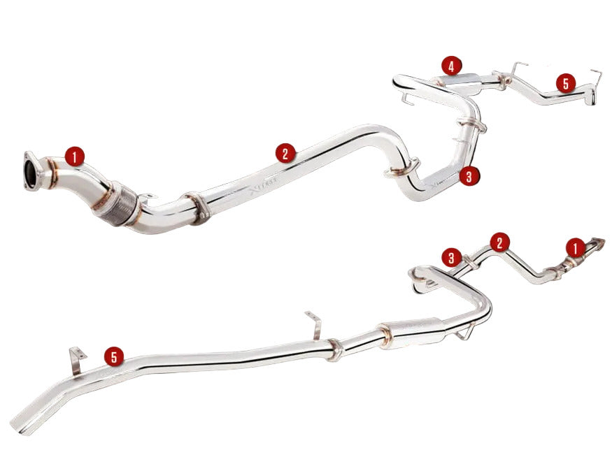 XForce | 3" Turbo Back Exhaust | Toyota Landcruiser 76 Series Wagon Non-DPF | E4-TL76-TBS