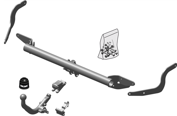 BRINK | Detachable European Towbar | Peugeot 308 T7 2007–2014 | BR-497100