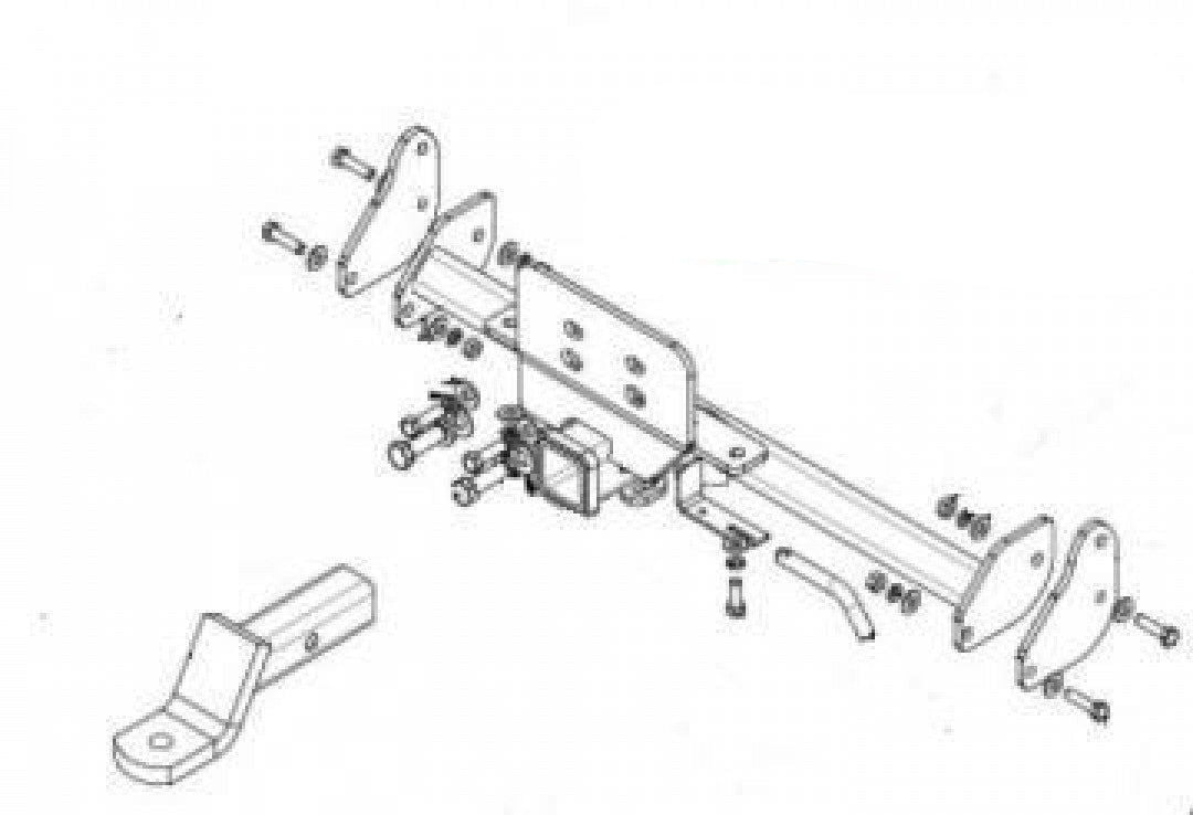 Trailboss - Towbar Suited For Rover Defender 90 MWB (2010 Onwards)