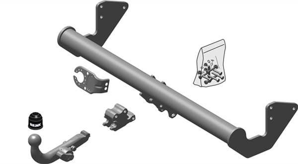 BRINK | Detachable European Towbar | MB Vito Valente W639 W447 2003–ON | BR-479200