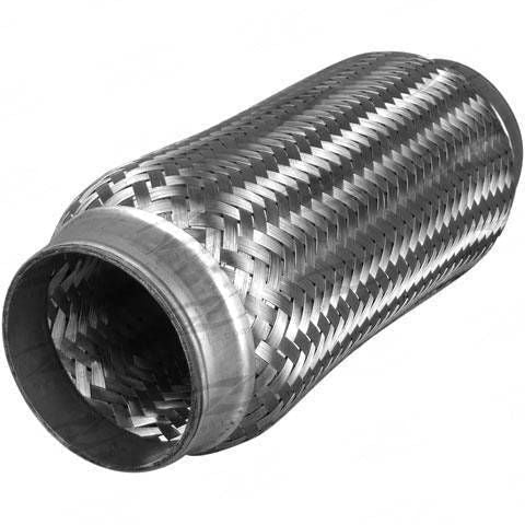 Exhaust Flex - 63MM (2.5 inch) X 300MM (12 inch) FLEXIBLE BELLOW INTERNAL BRAIED