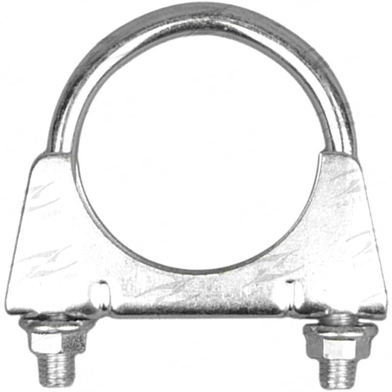 Redback - U-Bolt Clamp - Inside diameter 45mm (1-3/4" Inch), Zinc Plated, Packed Bag