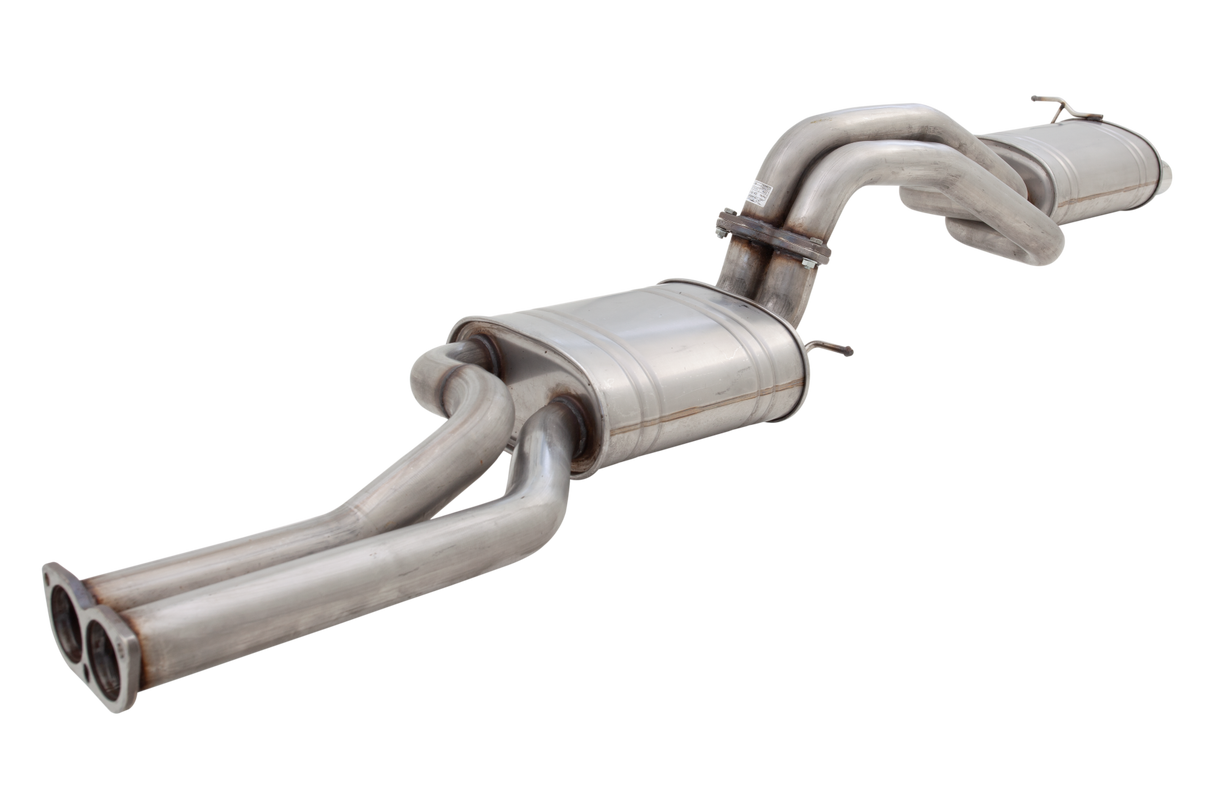 XForce | Twin 2.5" Cat Back Exhaust System | Ford Falcon BA BF XR6 Turbo Sedan 2002–2008 | E4-F6-03-CBS