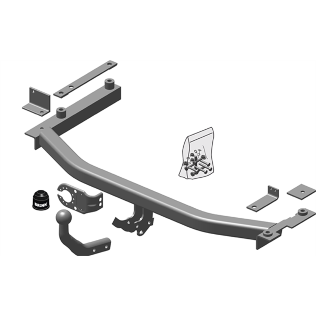 BRINK | Fixed European Towbar | Honda Jazz GE Series 2008–2014 | BR-513500