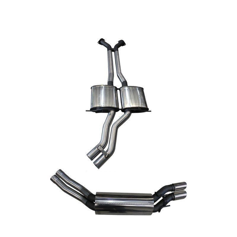 Manta | Twin 2.5″ Cat Back Exhaust System with Muffler/Muffler | Holden Commodore VY VZ V8 AWD Adventra & HSV Avalanche Wagon 2003–2006