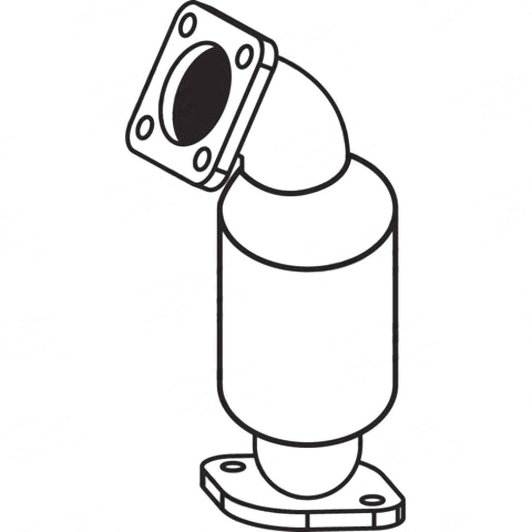 Standard Catalytic Converter - Holden Colorado RC (2008 - 2012) Ute (3.0L) (Manifold CAT)