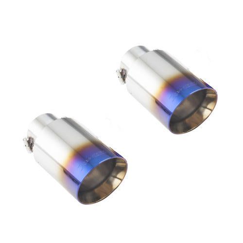 XForce | 4" Burnt Blue Stainless Steel Exhaust Tip Kit | VW Golf GTI MK6 MK7 2009–On | ES-VW07-BLUETIPS