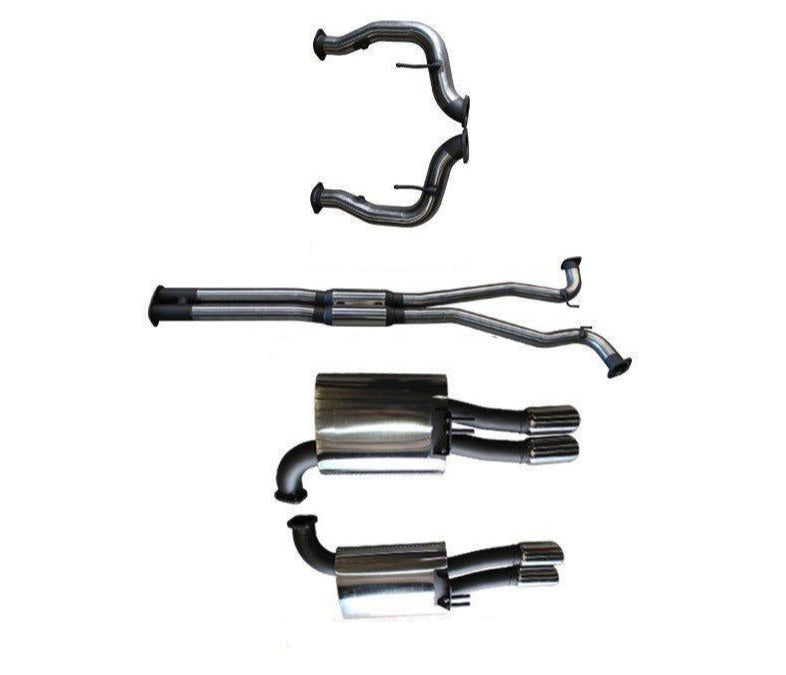 Manta | Twin 3″ Cat Back Exhaust with Hotdog & Muffler | Holden Commodore VE VF V8 Ute & HSV Maloo 2007–2017