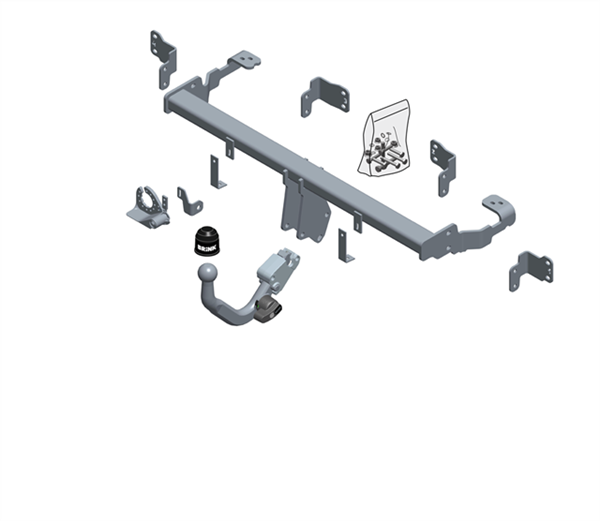 BRINK | Detachable Towbar | Fiat Panda 169 312 2012–2015 | BR-649200