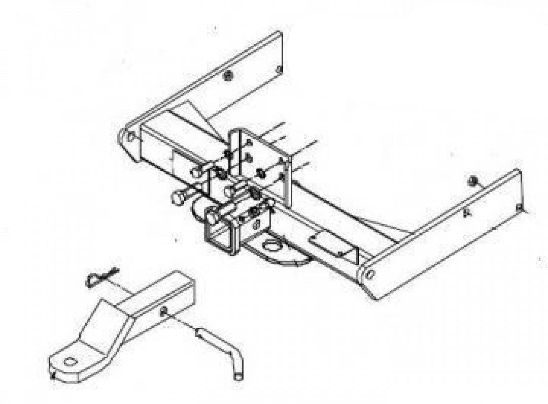 Trailboss - Towbar Suited For Rover Defender Wagon & Cab Chassis SWB (1992 - 20…