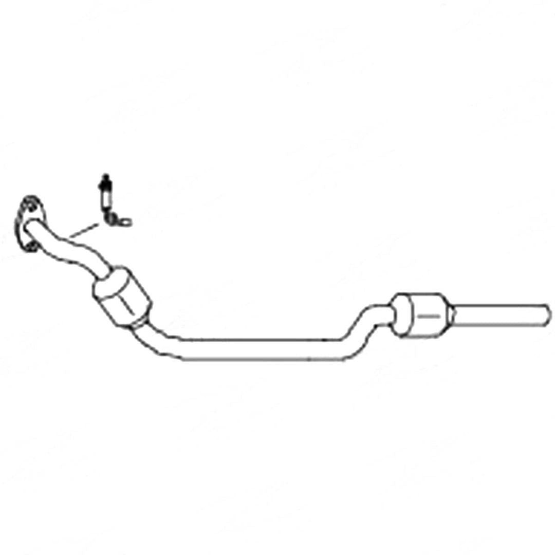 Standard Catalytic Converter - Mercedes-Benz M-Class (09/1999 - 10/2001) Wagon (4.3L) …