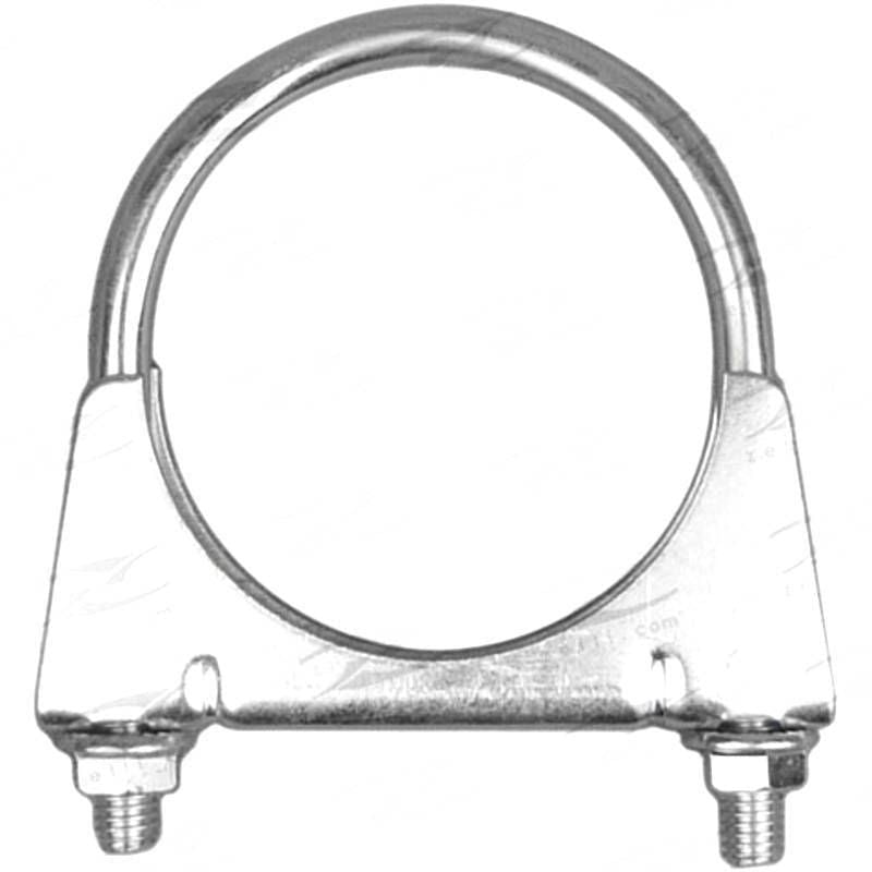 Redback - U-Bolt Clamp - Inside diameter 60mm (2-3/8" Inch), Zinc Plated, Packed Bag