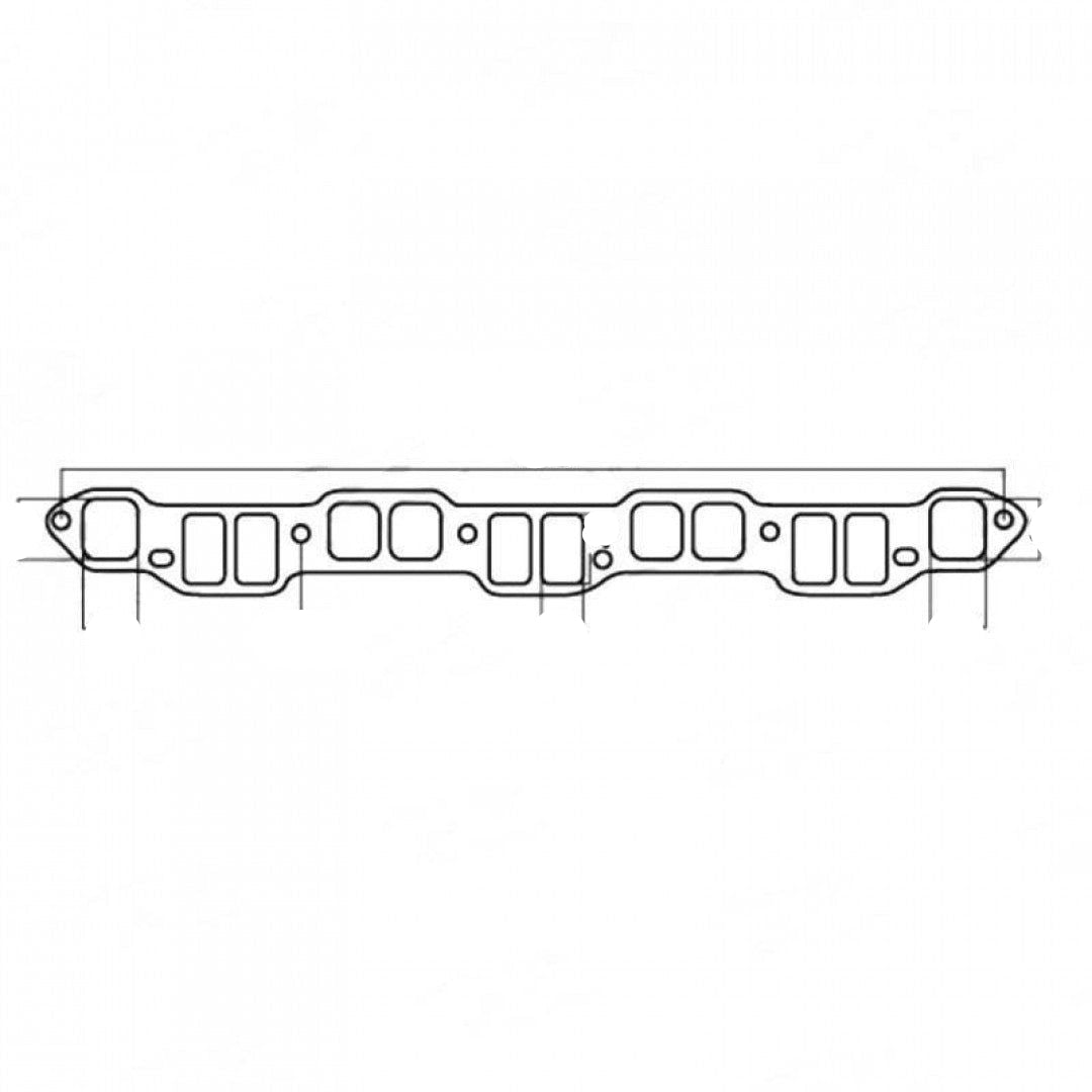 G.M Blue & Black Motor, 2.85L & 3.3L - Exhaust Manifold Gasket