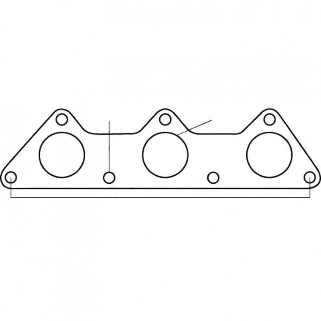 Mitsubishi Magna & Verada V6 TE, TF, TH & TJ, Mitsubishi Pajero NJ, NK, NL, NM & NP, 3L & 3.5L, Mitsubishi Triton MK V6, Mitsubishi 6G74 - Exhaust Manifold Gasket