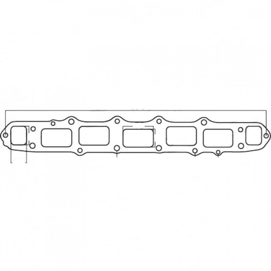 Toyota Land Cruiser, 3F 5955cc, 6 Cylinders - Exhaust Manifold Gasket