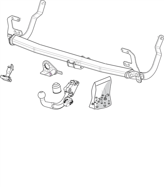 BRINK | Detachable European Towbar | Citroen C5 TD RW Wagon 2008–2016 | BR-482100