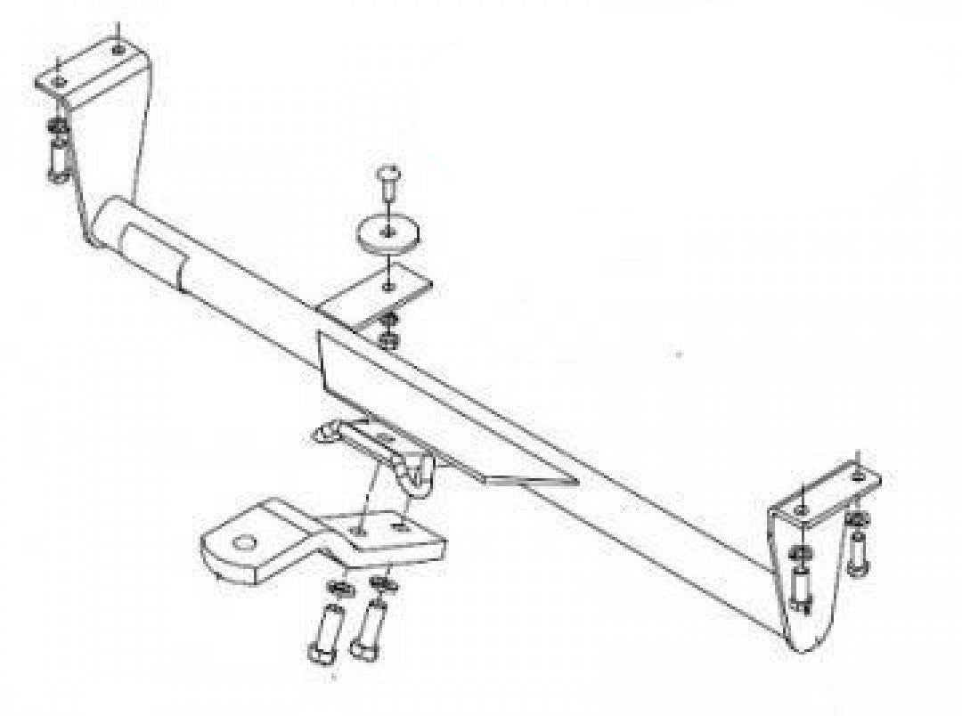 Trailboss - Towbar Suited For Toyota Corolla Sedan/Wagon (2001 - 2007)