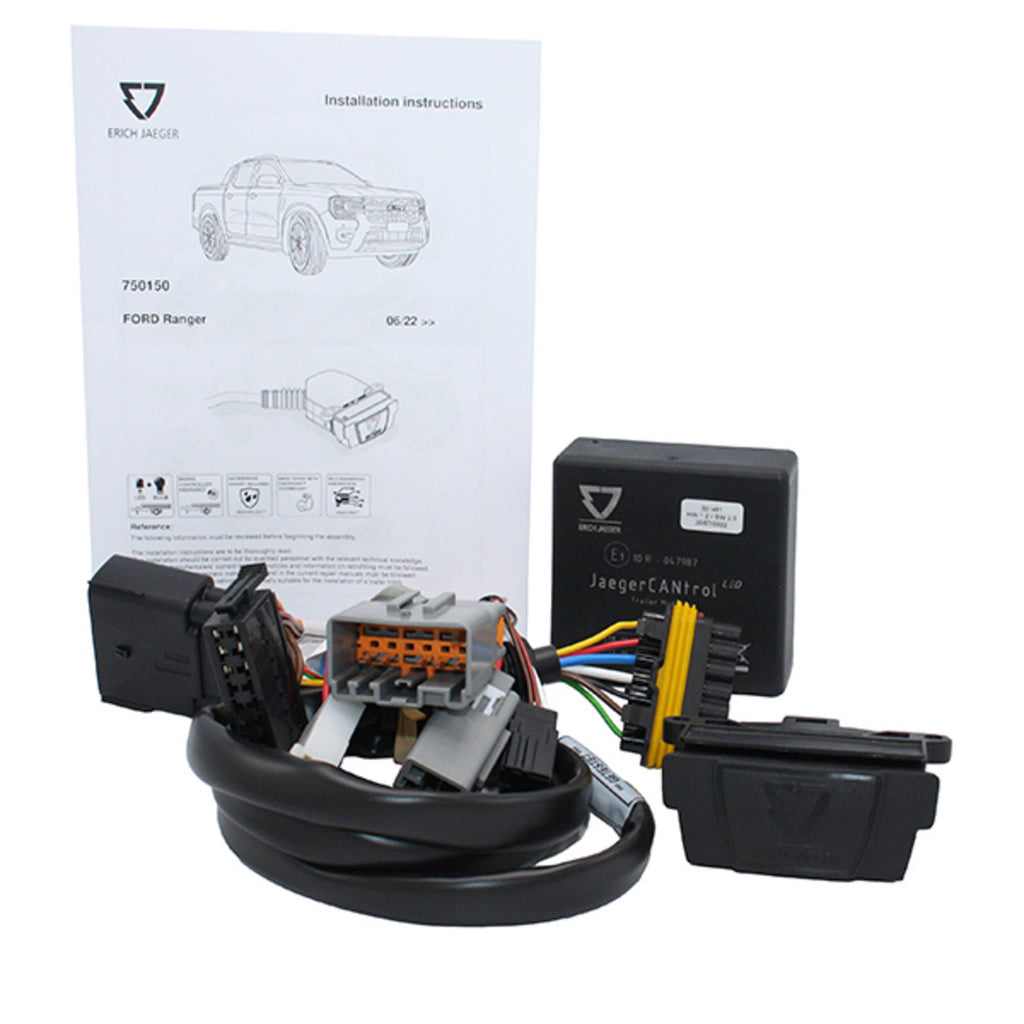 TAG | Heavy Duty Towbar & Erich Jaeger CAN-Bus Wiring Kit | Ranger PY/T6.2 (06/2022-On), Amarok NF (12/2022-On) Cab Chassis | T4F842-K102