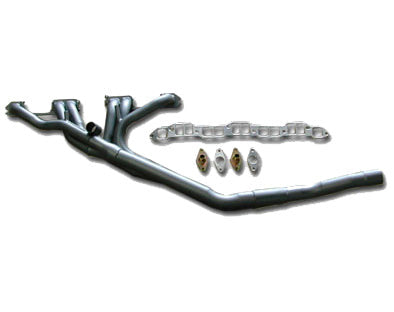 Advance Headers | Mild Steel Engine Swap Extractors | Holden FX-HG Torana LC-UC Blue/Black 6-Cyl | A85B