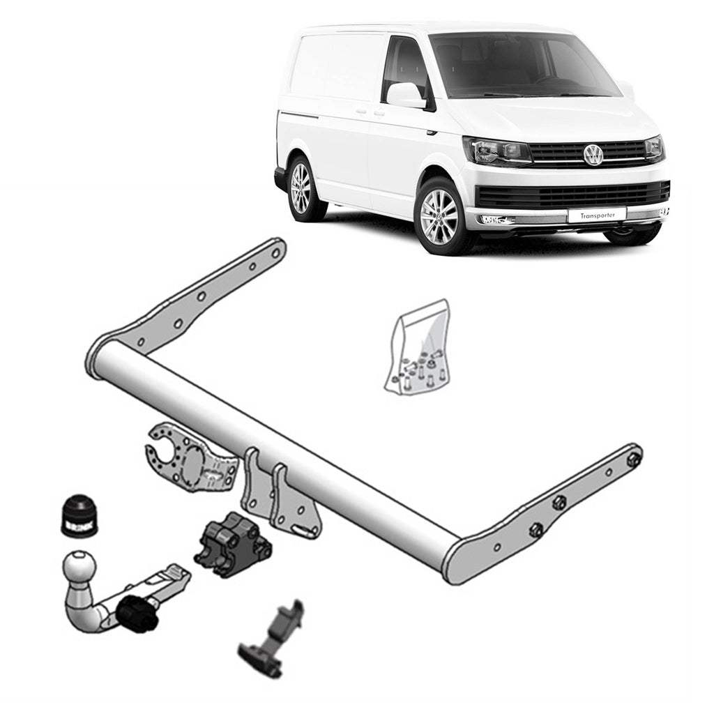 Brink | Detachable European Towbar | VW Multivan Transporter Caravelle T5 T6 2003–ON | BR-468400