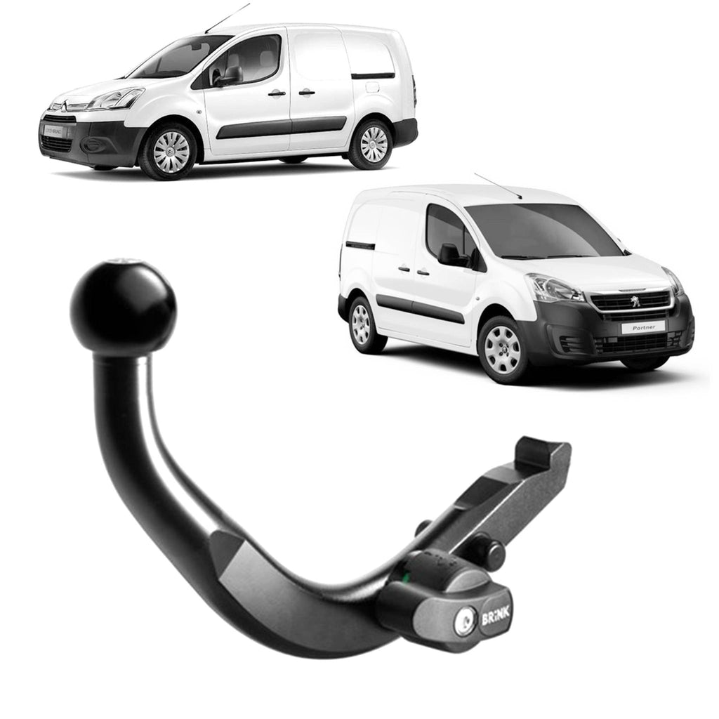 BRINK | European Fixed 2-Bolt Towbar | PEUGEOT Partner CITROEN Berlingo 2008–2018 | BR-515500