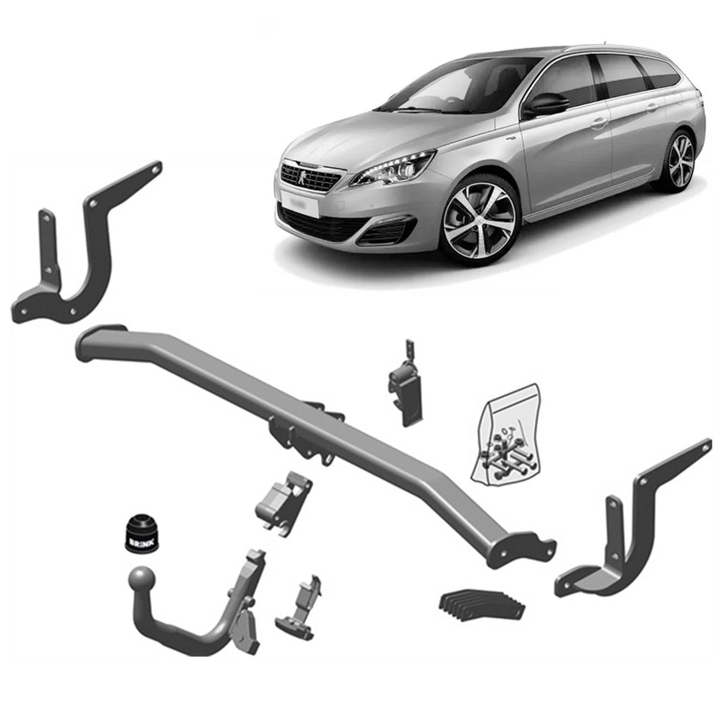 BRINK | European Horizontal Detachable Towbar | Peugeot 308 SW T9 2014–2019 | BR-573700