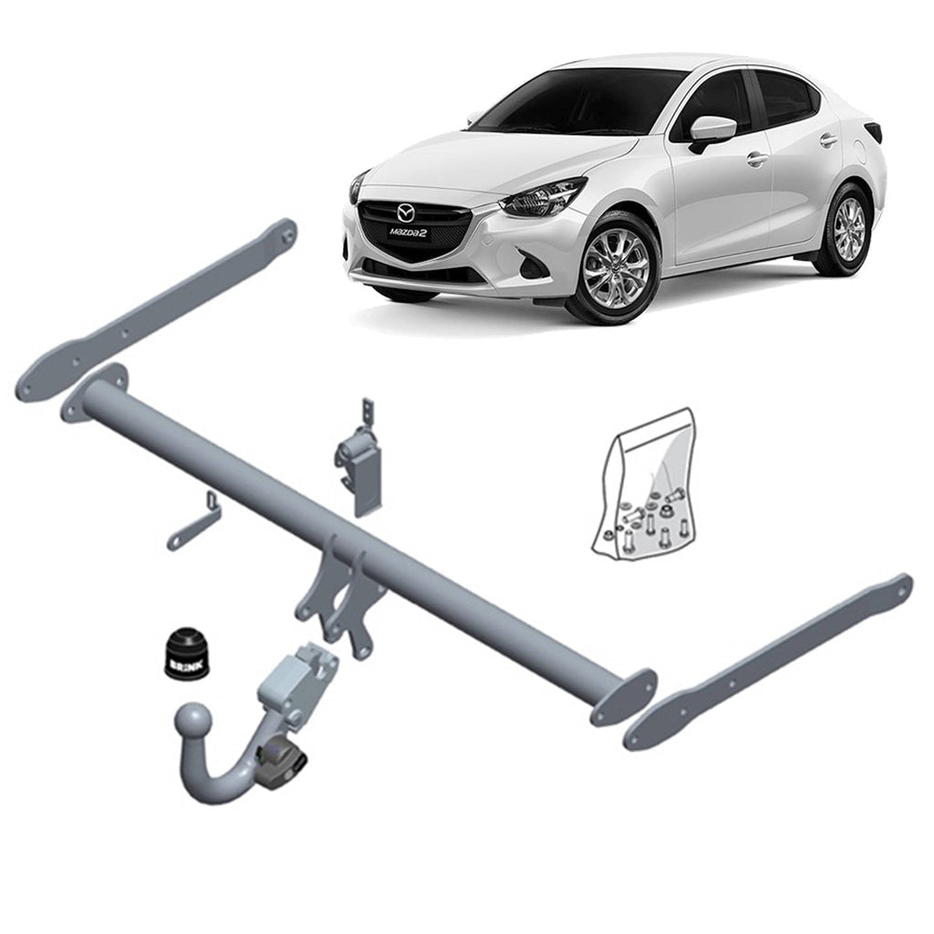 BRINK | Detachable Towbar | Mazda 2 Hatchback DJ DL 2014–ON | BR-602000
