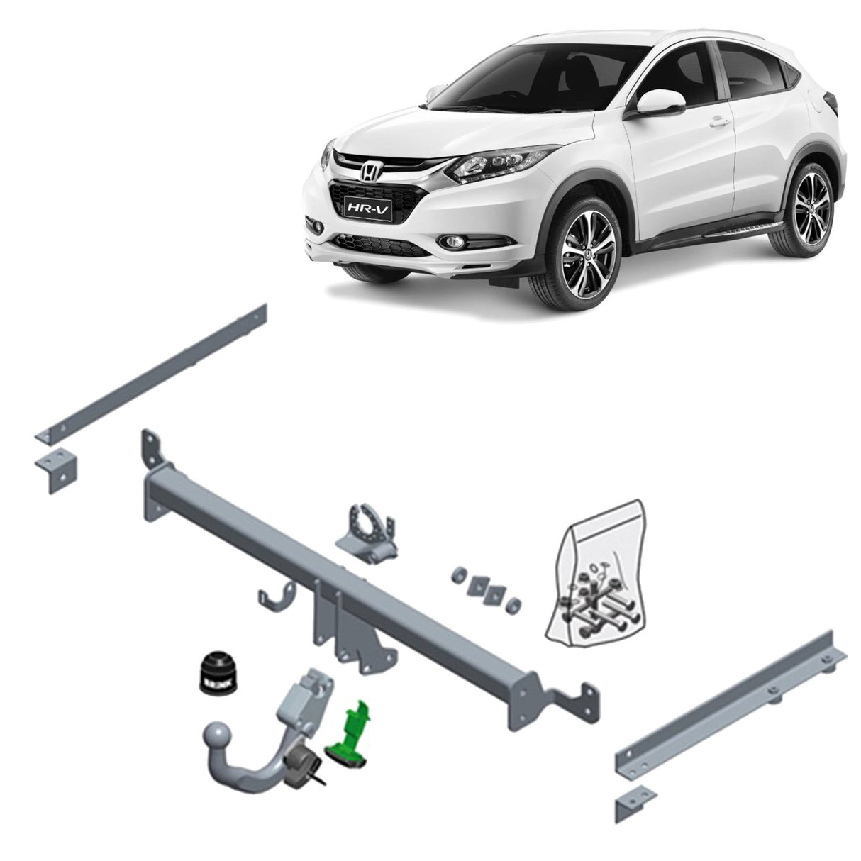 BRINK | Detachable Towbar | Honda HR-V RU 2015–2021 | BR-619400